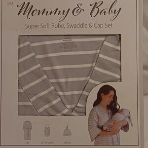 SOFT ROB SWADDLE CAP SET